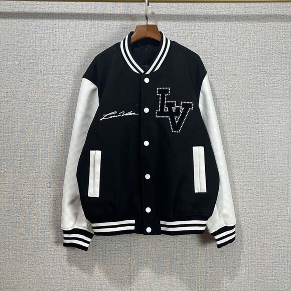 Louis Vuitton Other - Louis Vuitton Velvet Patched Embroidered Baseball Jacket